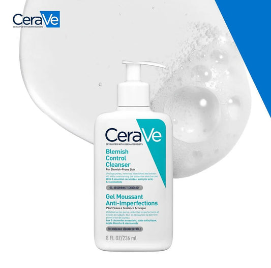 غسول رغوي للتحكم في الشوائب وحب الشباب من سيرافي – 236مل