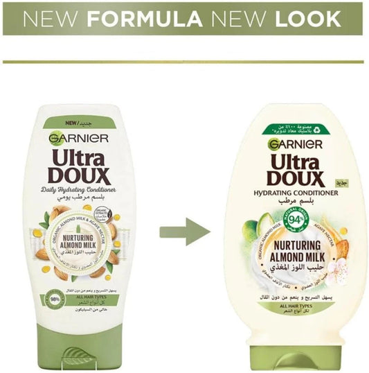 Garnier Ultra Doux Nourishing Almond Milk Conditioner - 400ml