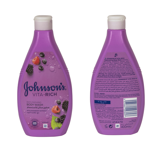Johnson's Vita-Rich Liquid Soap (Shower Gel) with Pomegranate Flower Extract