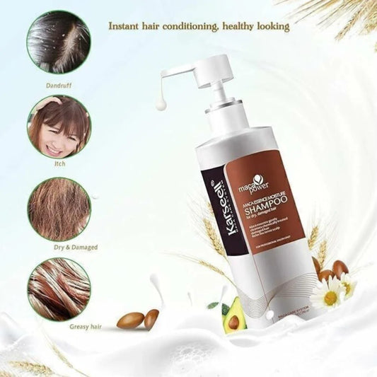 Karseell Organic Argan Oil Shampoo for Dry, Damaged, and Color-Treated Hair Repair 500ml