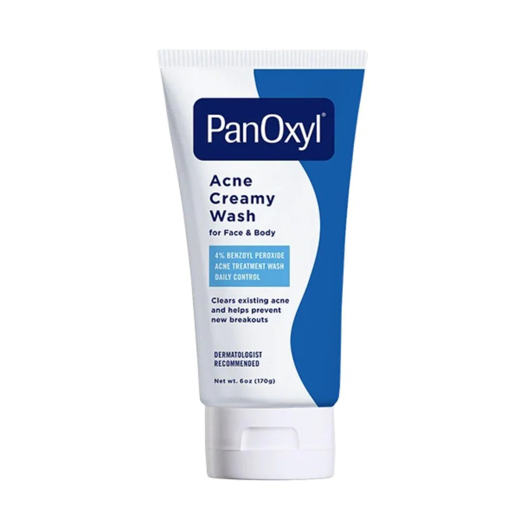 بانوكسيل غسول لعلاج حب الشباب 4% بينزويل بيروكسايد - 170 غرام-Panoxyl Acne Creamy Face Wash 4% Benzoyl Peroxide - 170g