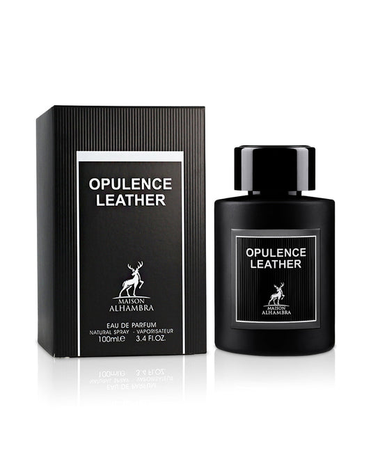 Opulence Leather by Maison Alhambra | عطر أوبيولينس ليذر من ميسون الحمراء