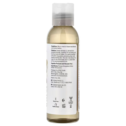 NOW Foods, Solutions, Certified Organic, Jojoba Oil, 4 fl oz (118 ml)