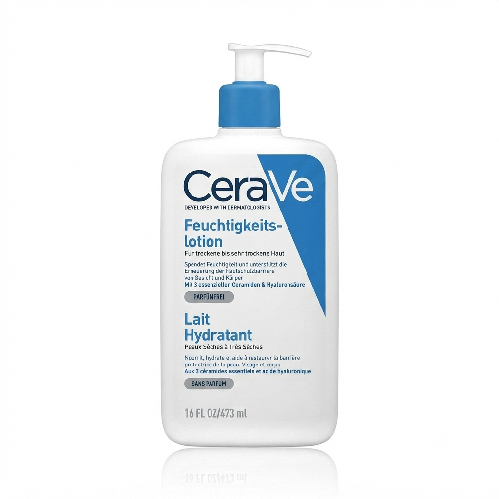 لوشن الترطيب اليومي من سيرافي (CeraVe Feuchtigkeitslotion / Lait Hydratant).. ترطيب مكثف ونعومة فائقة تدوم طوال اليوم