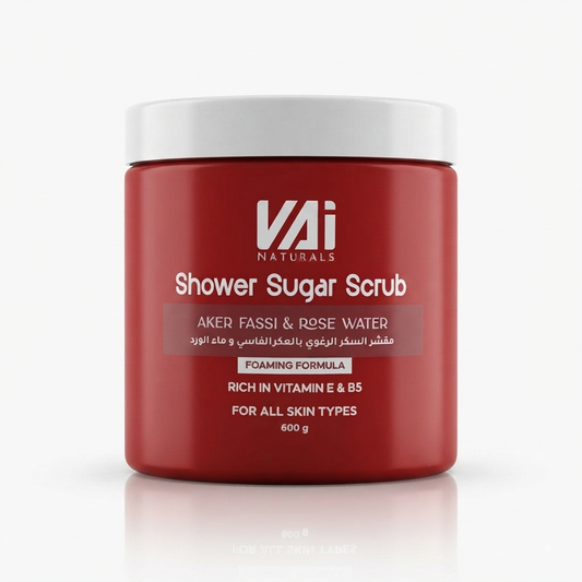 مجموعة مقشرات السكر الرغوية الفاخرة للعناية بالبشرة من ڤاي ناتشورالز (VAI Naturals Shower Sugar Scrub Collection)