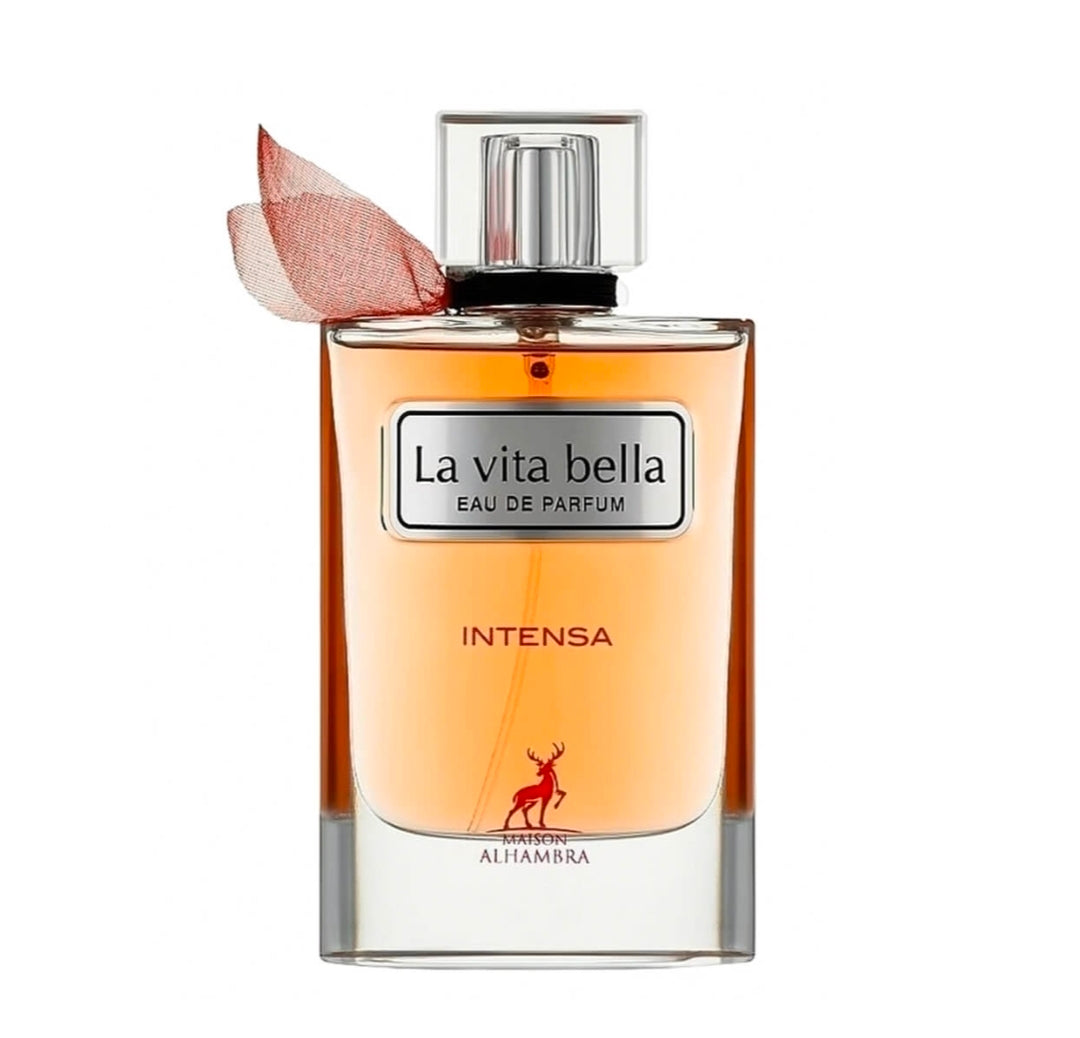 عطر لا فيتا بيلا انتنسا للنساء من ميزون الحمراء - La Vita Bella Intensa Maison Alhambra