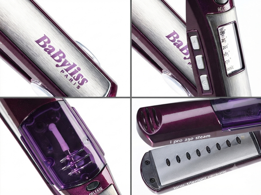 💜 مملس الشعر بالبخار الأيقوني بابليس باريس
(BaByliss I-Pro 230 Steam)