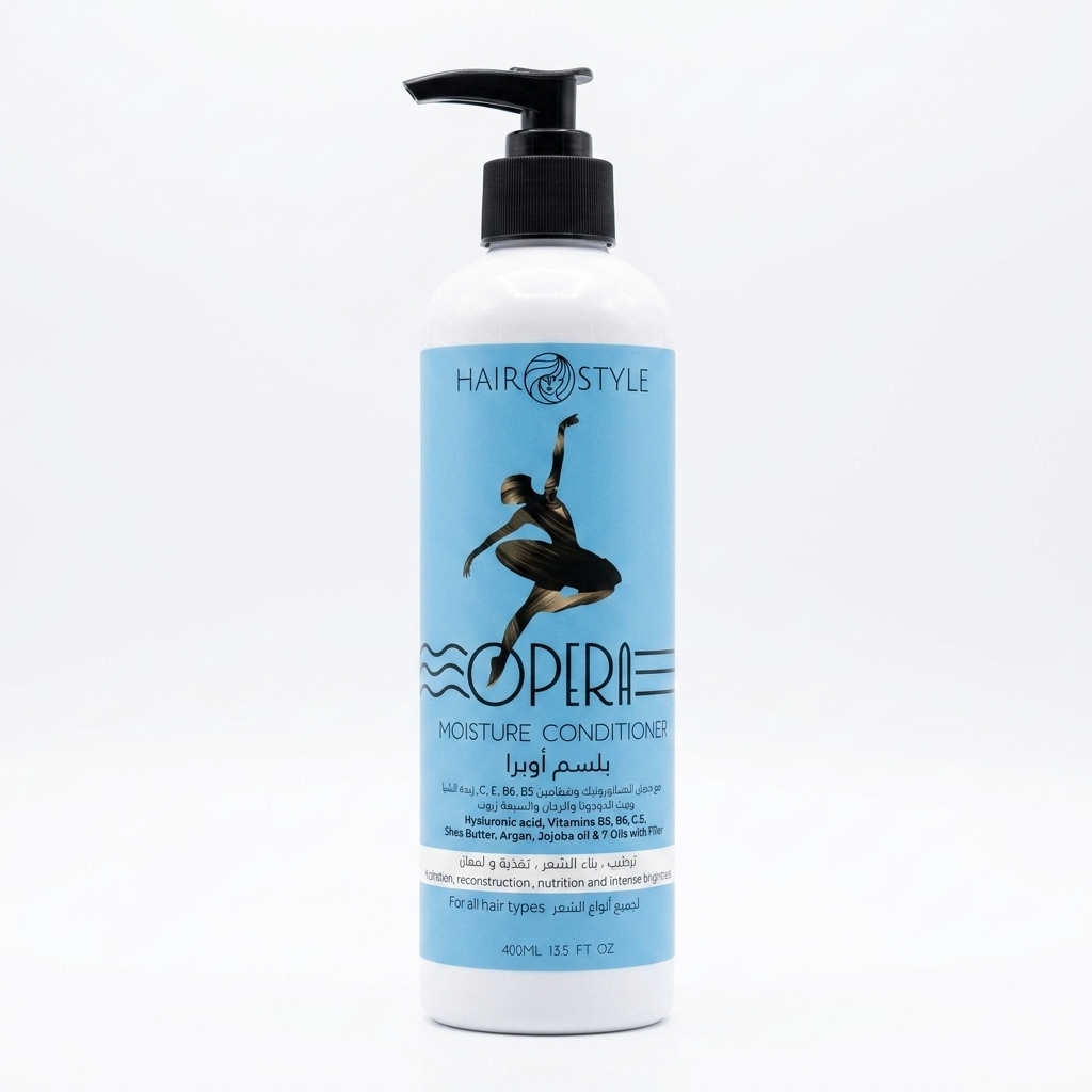شامبو وبلسم أوبرا العضوي المرطب (Hair Style Opera Organic Moisture Shampoo & Conditioner)