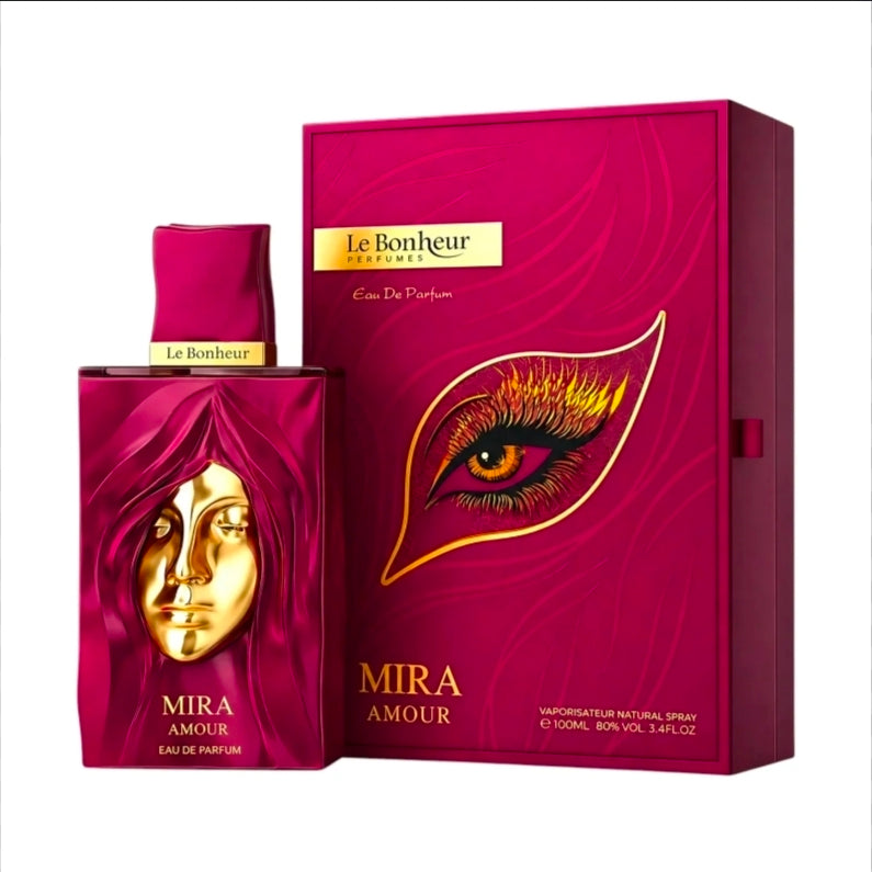 عطر ميرا أمور (Mira Amour) بحجم 100 مل من ماركة لابونير (Le Bonheur Perfumes)