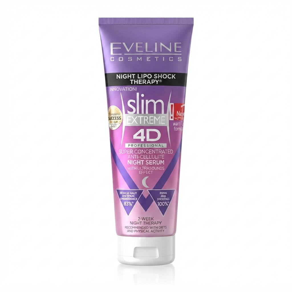 سيروم سليم إكستريم 4D المركز المضاد للسيلوليت الليلي من إيفلين كوسمتيكس (Eveline Cosmetics Slim Extreme 4D Night Serum)