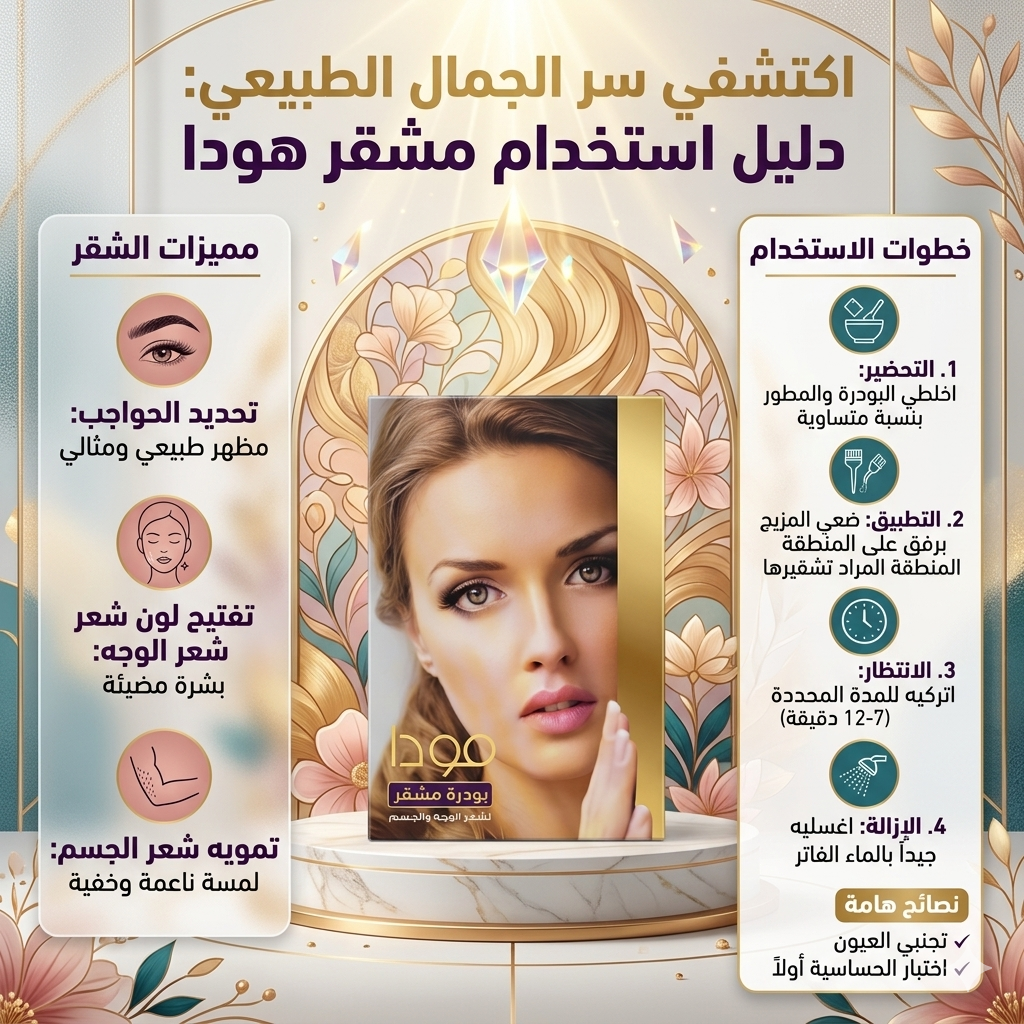 مشقر حواجب، وجه، وجسم من ماركة مودا (Moda) الإيطالية
