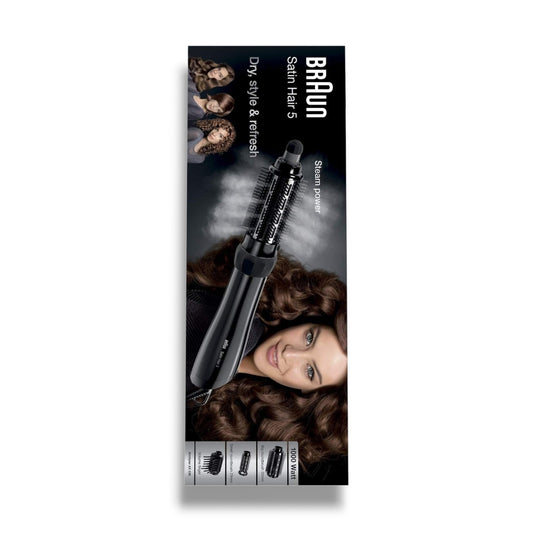🌬️ جهاز تصفيف وتجفيف الشعر بالبخار براون ساتين هير 5 (Braun Satin Hair 5)