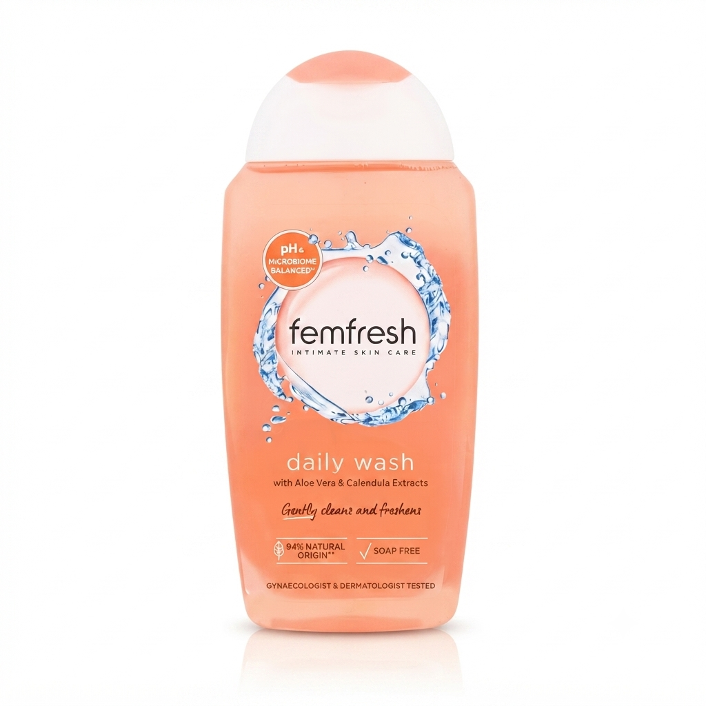 غسول العناية الحميمة اليومي فيم فريش (Femfresh Daily Wash).. انتعاش مخملي ونقاء ساحر يلامس حواسكِ
