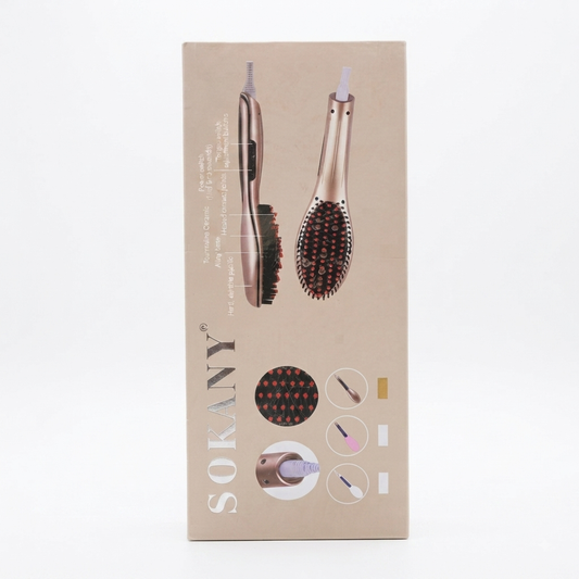فرشاة وتمليس الشعر الاحترافية من سوكاني (Sokany Professional Hair Straightener Brush)