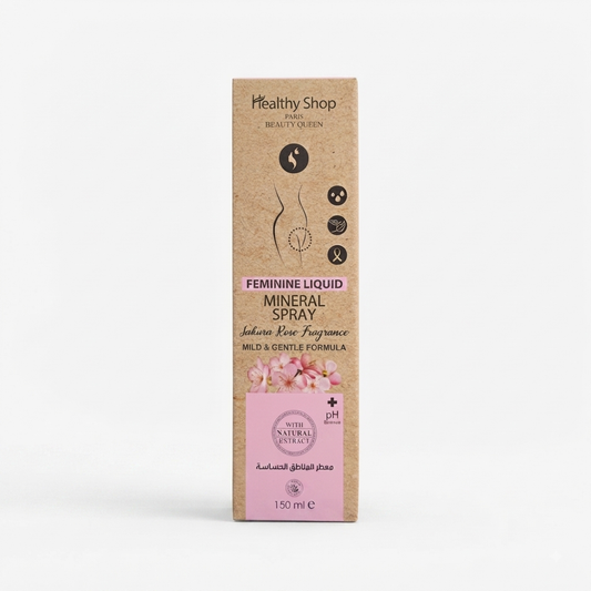 أنواع سبراي المعطر والمعدني للمناطق الحساسة من هيلثي شوب (Healthy Shop Paris Feminine Liquid Mineral Spray)