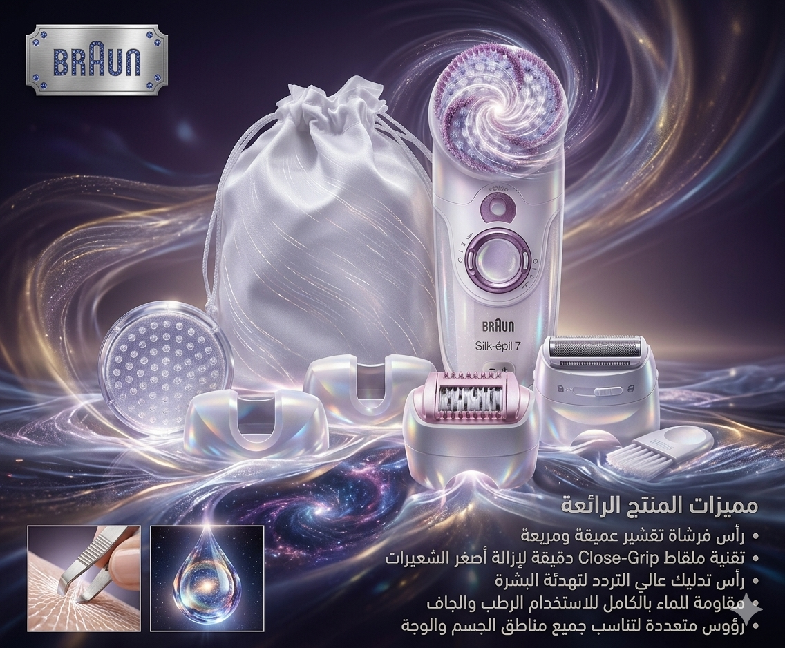 Braun Silk-épil 7 SkinSpa Epilator