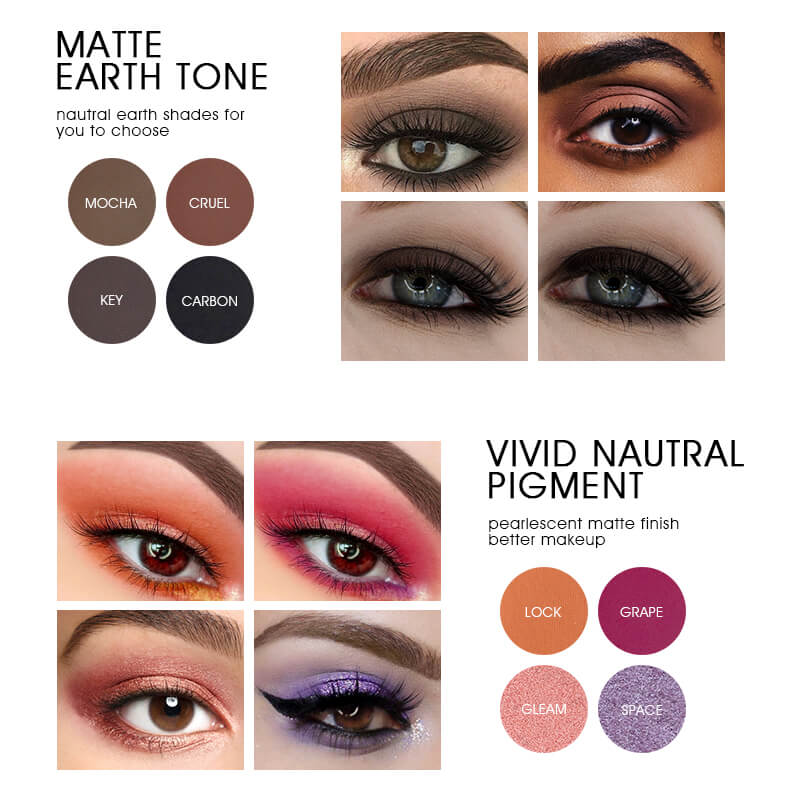 IMAGIC Professional 35 Color Zebra Eyeshadow Palette (IMAGIC EY-324)