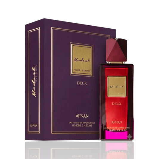 أفنان عطر موديست دو النسائي
– Afnan Modest Deux Pour Femme