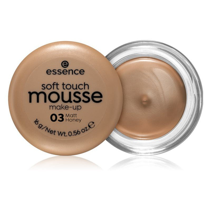 Essence Soft Touch Mousse foundation is a makeup product characterized by a light and delicate texture.