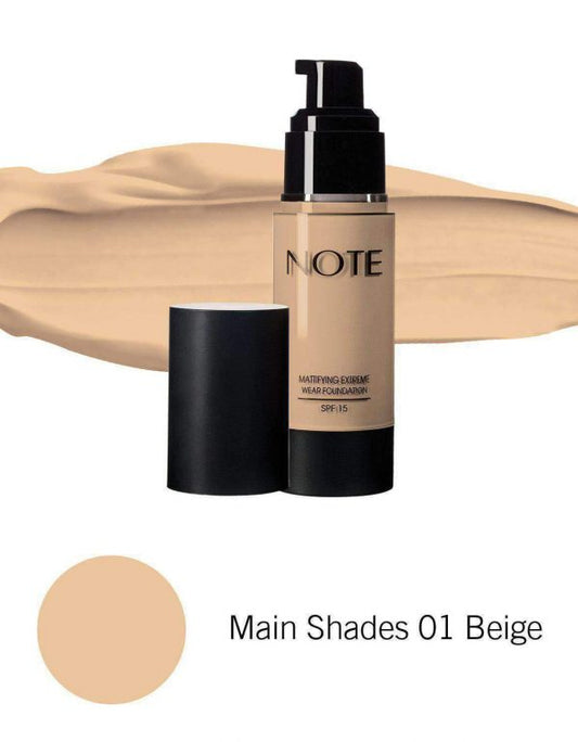 كريم اساس نوت للبشرة الدهنيه NOTE MATTIFYING FOUNDATION