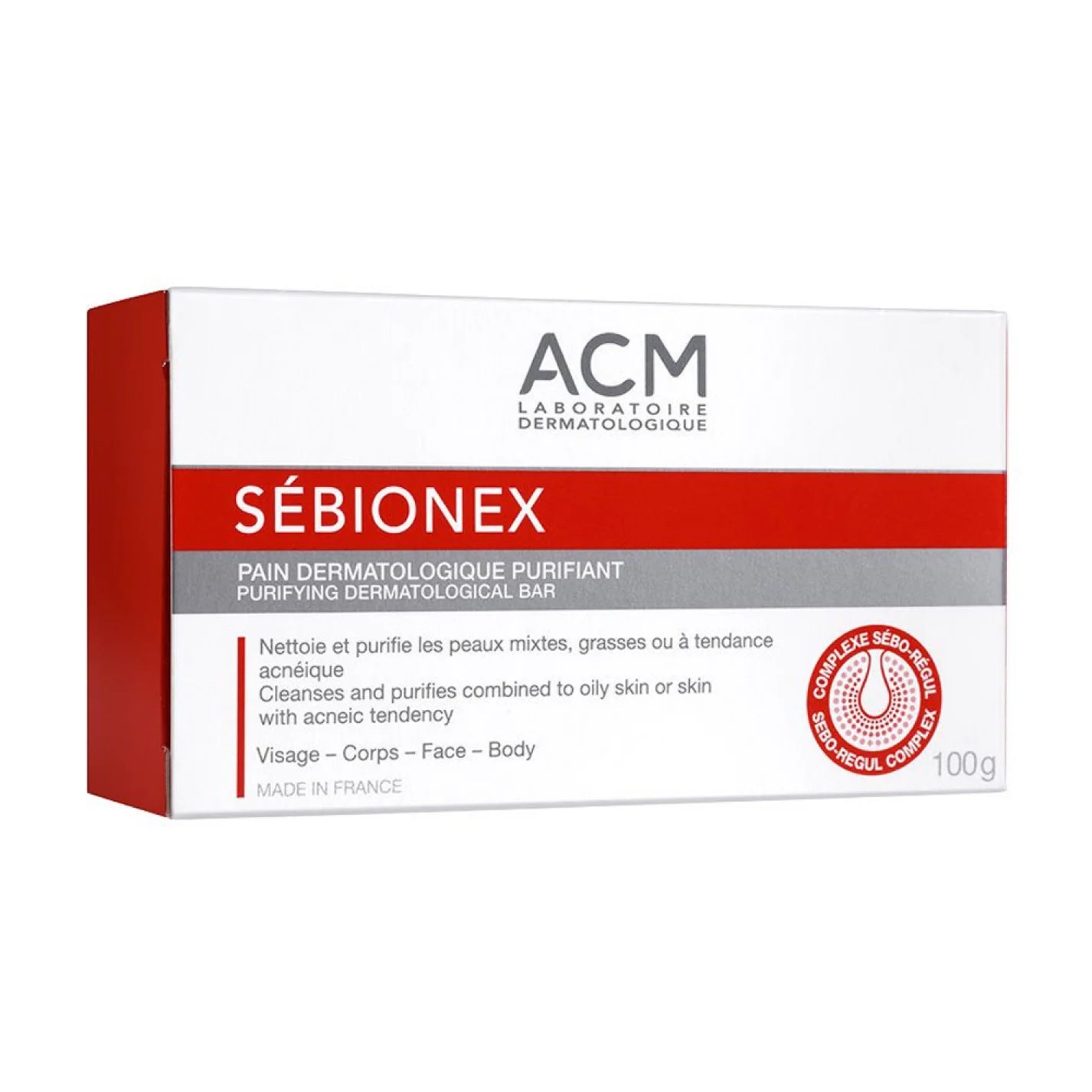 ACM Sébionex Cleansing and Soothing Bar - 100g
