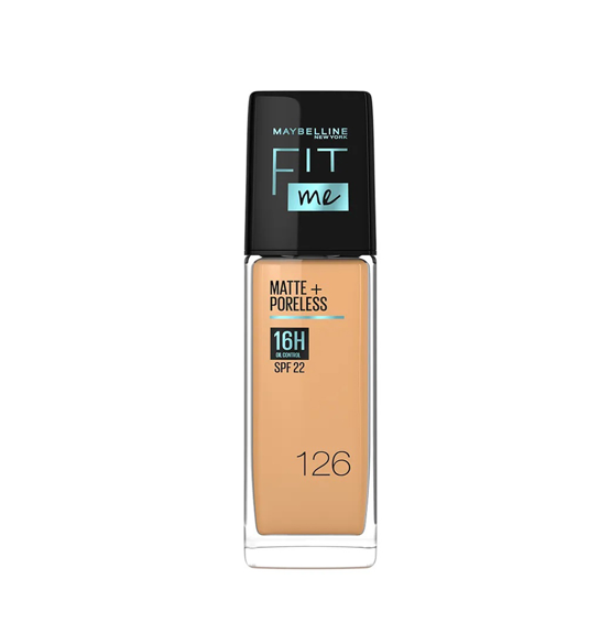 كريم الأساس مايبلين 30مل Fit Me Matte & Poreless - Glass