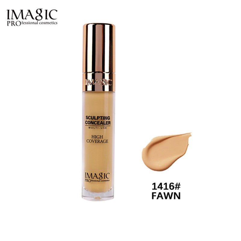 IMAGIC Professional Sculpting Concealer، كونسيلر خافي عيوب كريمي متعدد الاستخدامات يوفر تغطية عالية لإخفاء الهالات السوداء وعيوب البشرة