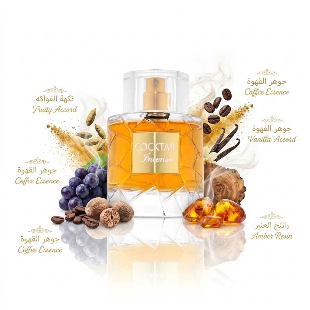 عطر كوكتيل انتنس  الفخامة والدفء في زجاجة واحدة