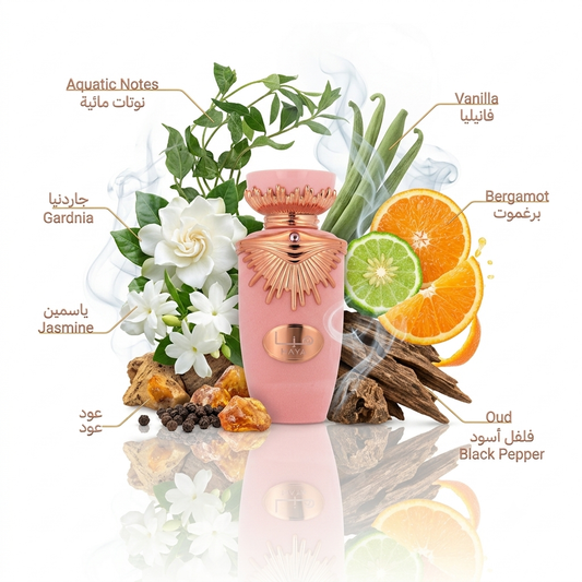 هيا من لطافة (Haya by Lattafa) - سعة 100 مل (Eau de Parfum).