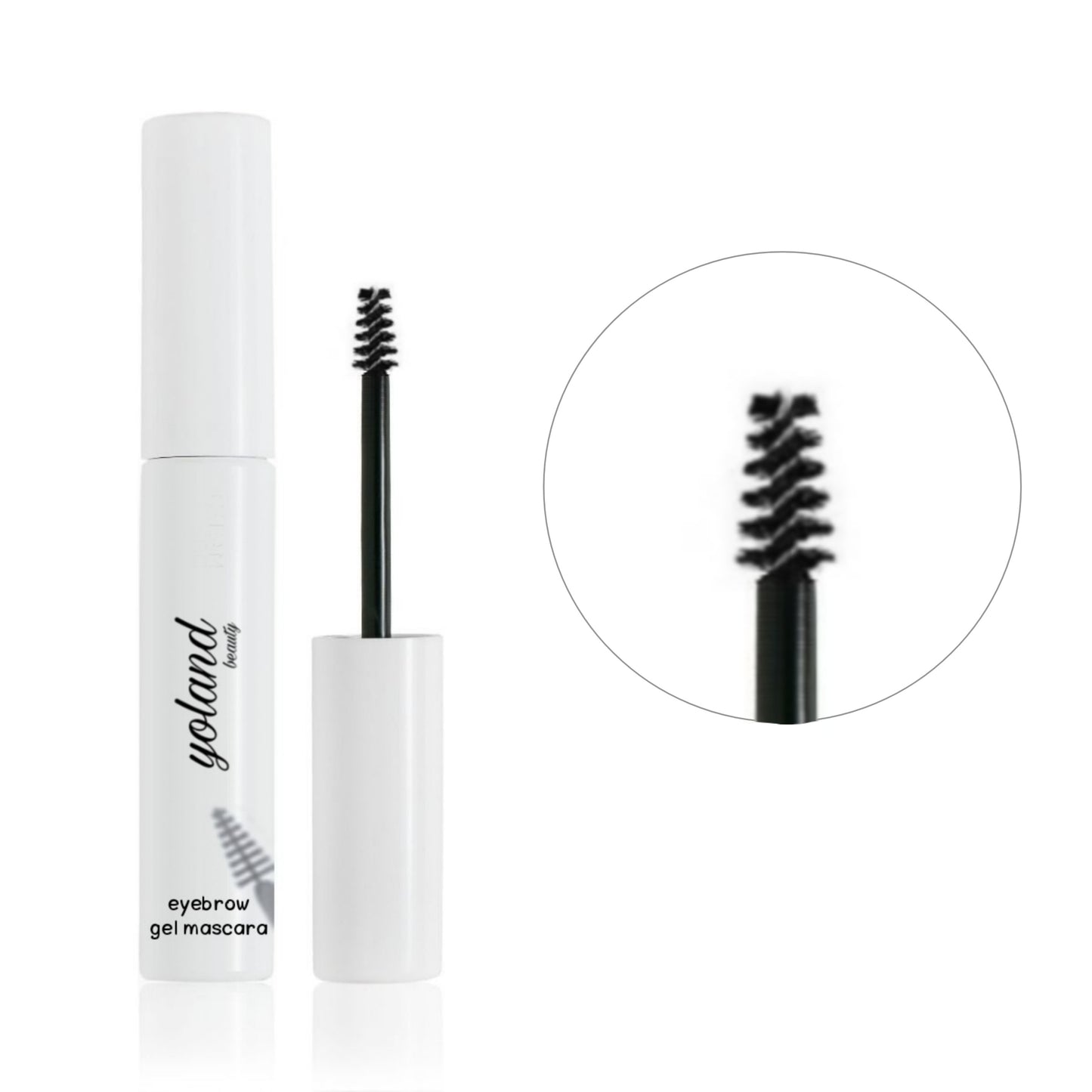 Yolland Beauty Clear Eyebrow Gel Mascara for Setting and Shaping Eyebrows