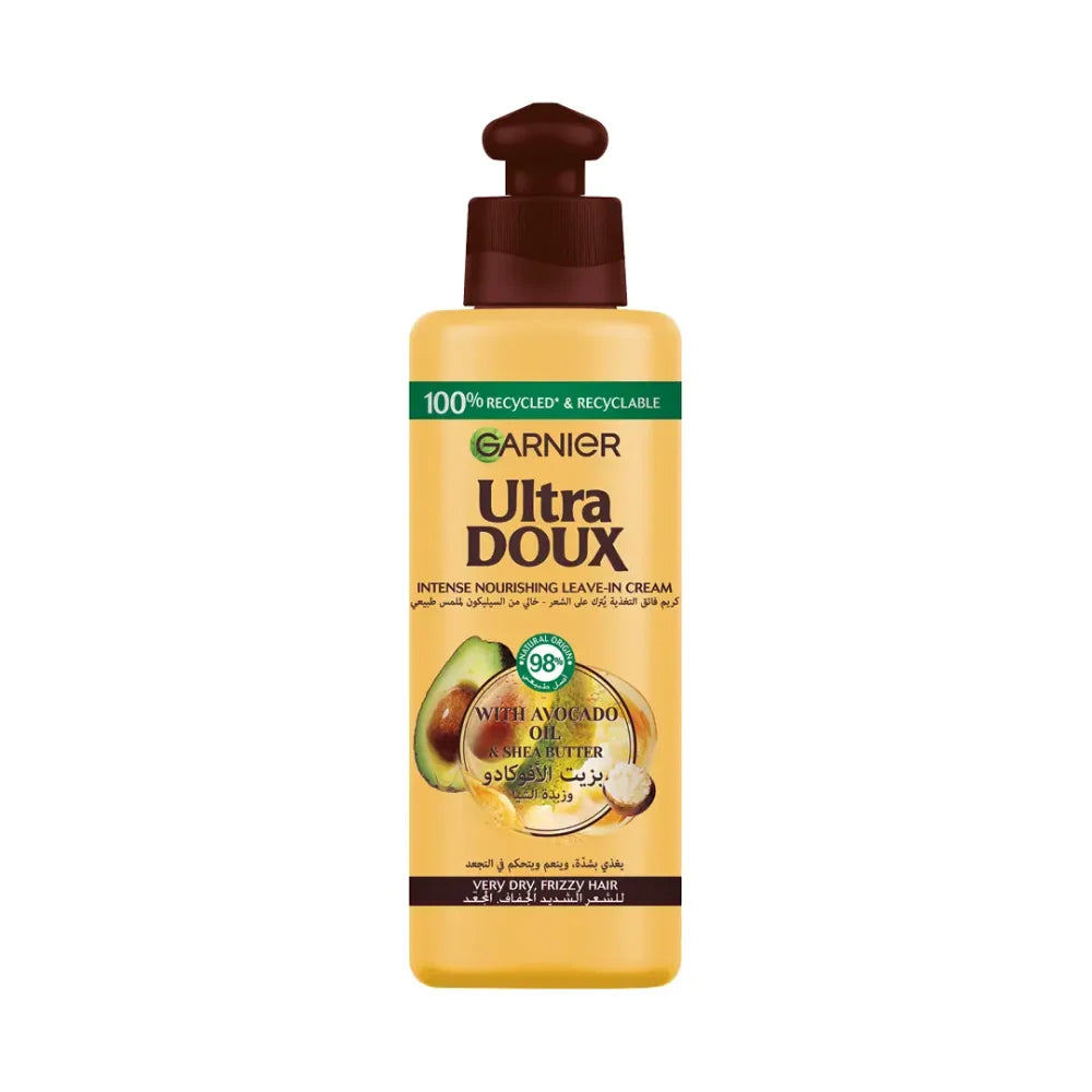 Garnier Ultra Doux Hair Cream with Avocado Oil and Shea Butter - 200ml
