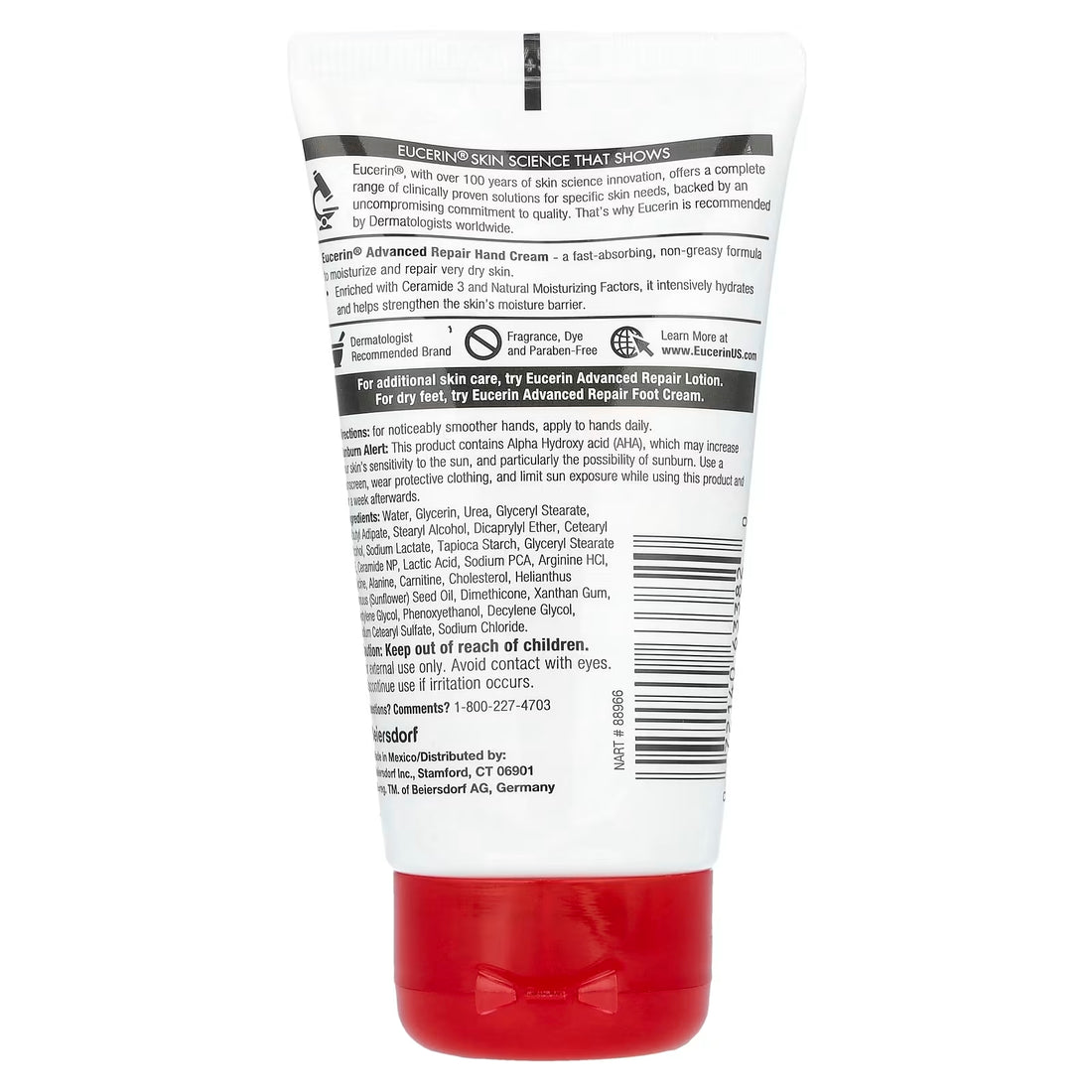 Eucerin Advanced Repair Hand Cream for Severely Dry Skin - 78g