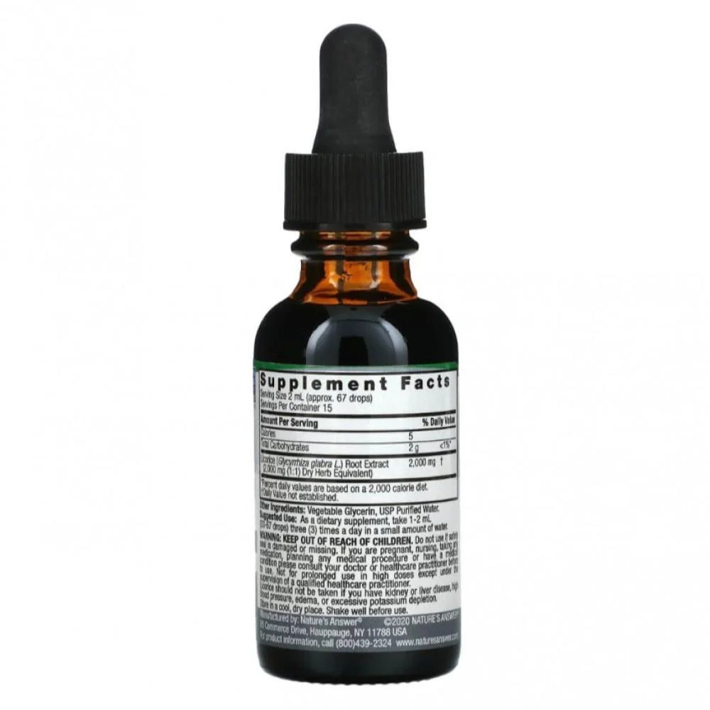 Nature's Answer Original Licorice Root Oil - 30 ml