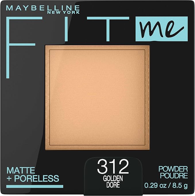 Maybelline Fit Me Matte + Poreless Pressed Face Powder & Face Setting Powder,