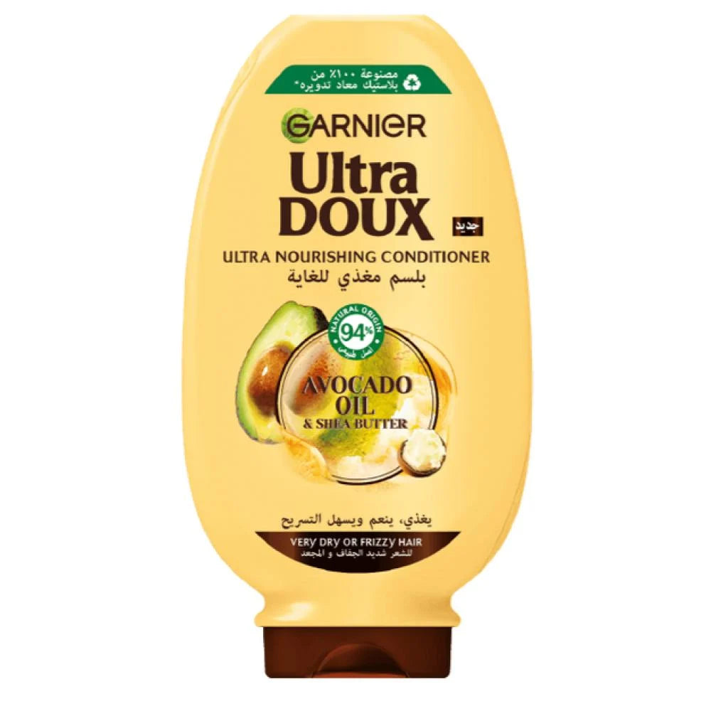Garnier Ultra Doux Conditioner with Avocado Oil and Shea Butter - 400 ml