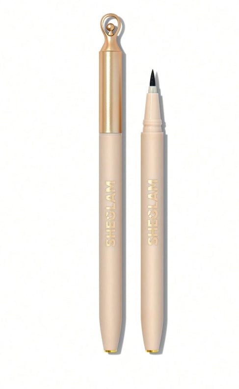 SHEGLAM So Rich Waterproof Liquid Eyeliner, High Pigment Matte Black Eyeliner Pen, Quick-Drying, Ultra-fine