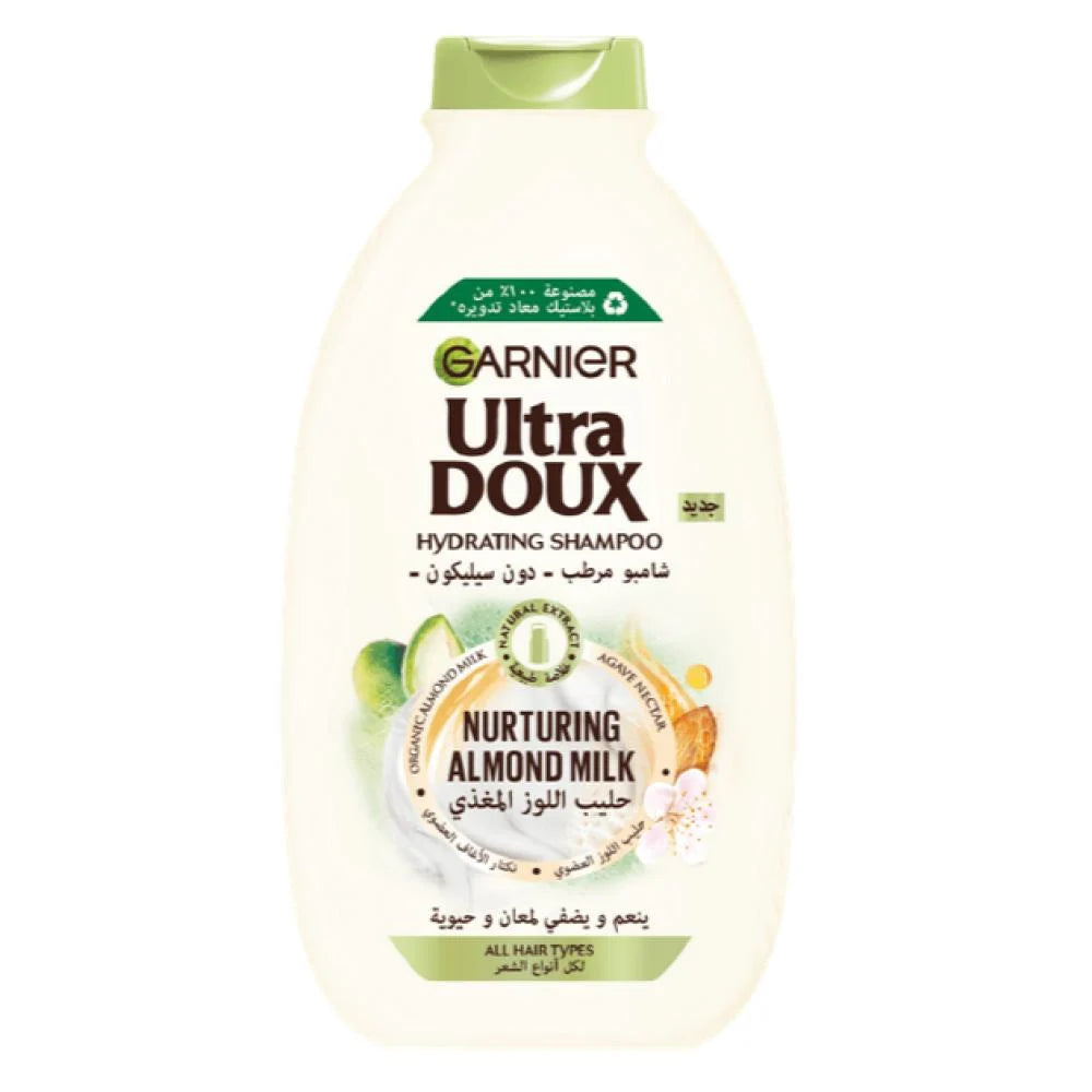 Garnier Ultra Doux Nourishing Almond Milk Shampoo - 400ml
