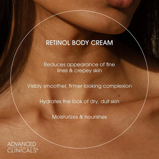 Advanced Clinicals Retinol Firming Cream - 454g