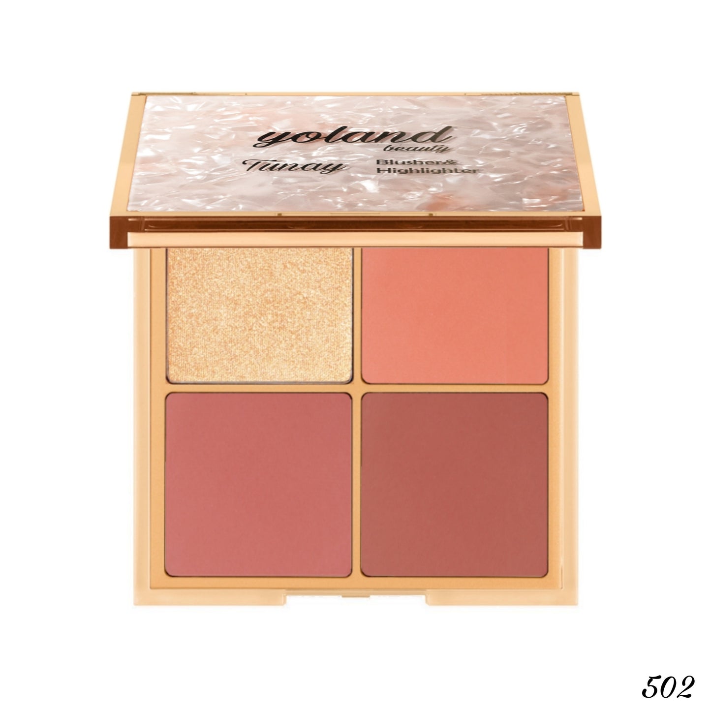 Yolanda Beauty - Blush and Highlight Palette Tonai