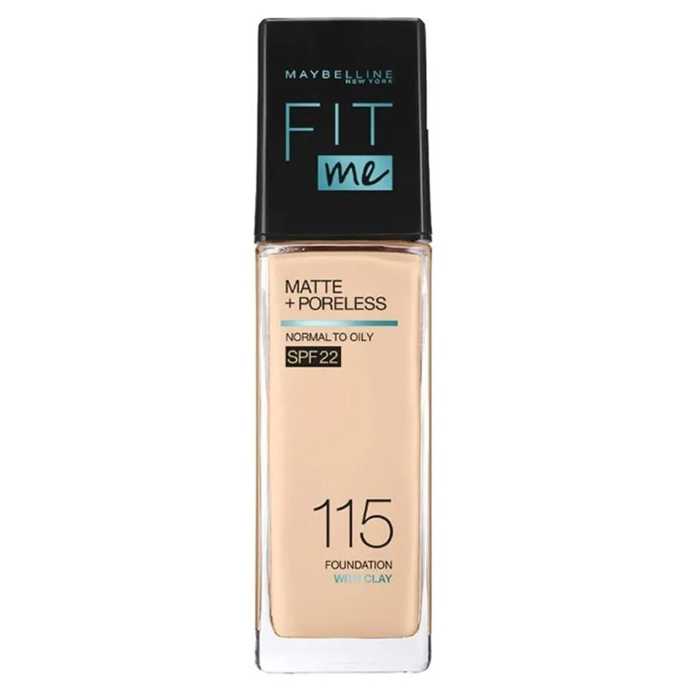 كريم الأساس مايبلين 30مل Fit Me Matte & Poreless - Glass