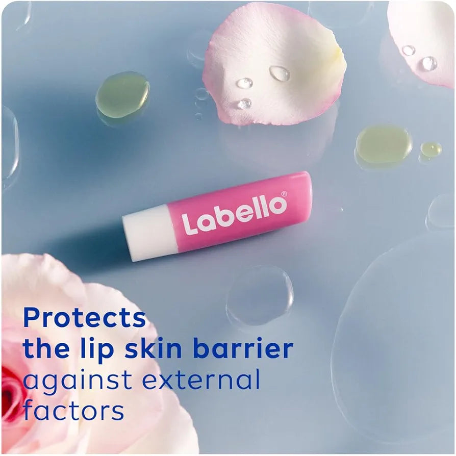 Labello Lip Balm, Lip Care and Moisture, Watermelon Shine, 4.8 g.