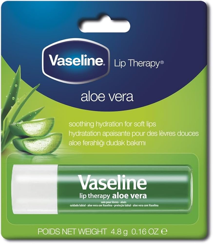 Vaseline Lip Therapy lip balms in various flavors and tints