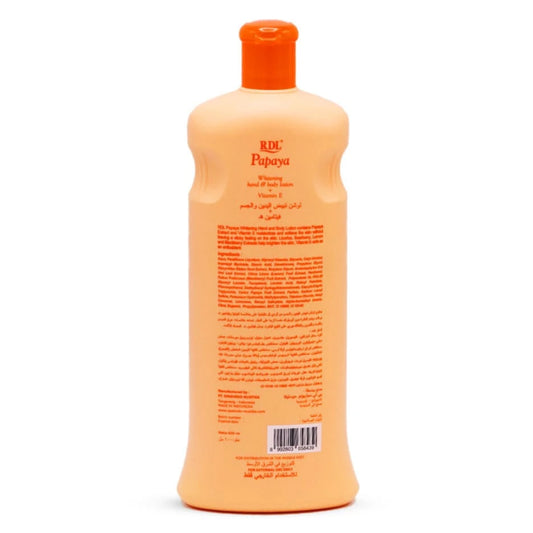 RDL Whitening Hand & Body Lotion - 600ml