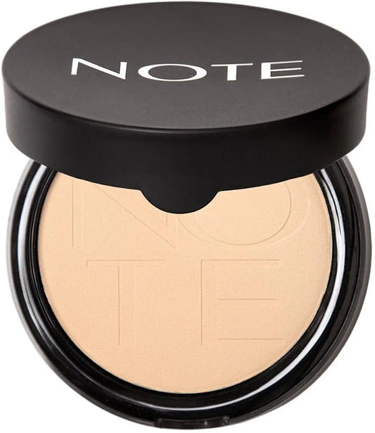 بودرة مضغوطة لومينوس سيلك (Luminous Silk Compact Powder) من ماركة نوت كوزمتيك (Note Cosmetique)