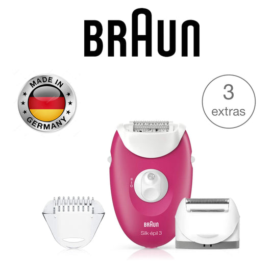 براون سيلك ازالة الشعر 3 في 1