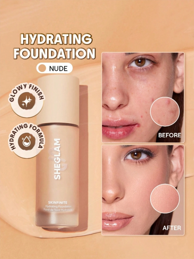 SHEGLAM كريم أساس مرطب بتغطية غير مرئية