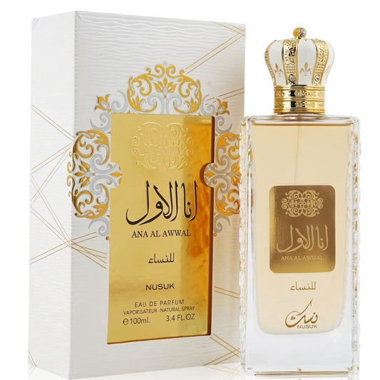 عطر أنا الأول الذهبي للنساء (Ana Al Awwal Golden) من نسك 100مل
