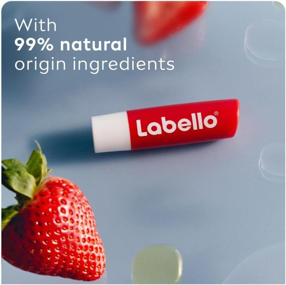 Labello Lip Balm, Lip Care and Moisture, Watermelon Shine, 4.8 g.