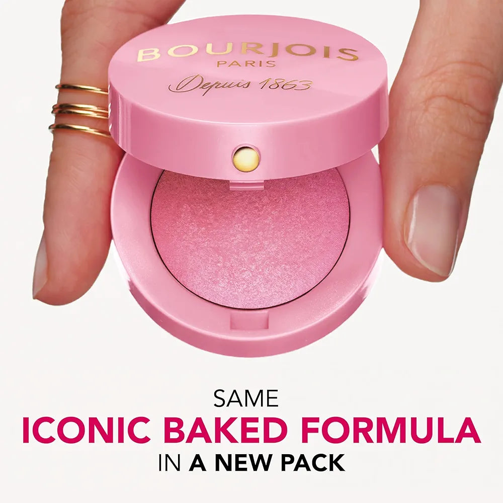 Bourjois Little Round Pot Blusher, 74 Rose Ambre, 2.5g - 0.08 fl. oz.
