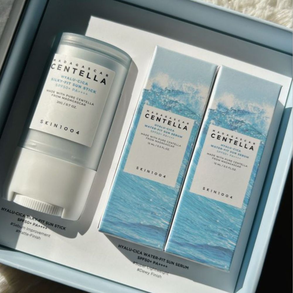 Centella Skin 1004 Hyalu-Cica Sunscreen Set
